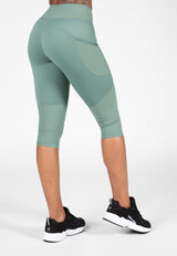 Monroe Cropped Leggings - Groen