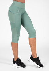 Monroe Cropped Leggings - Groen