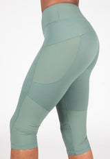 Monroe Cropped Leggings - Groen