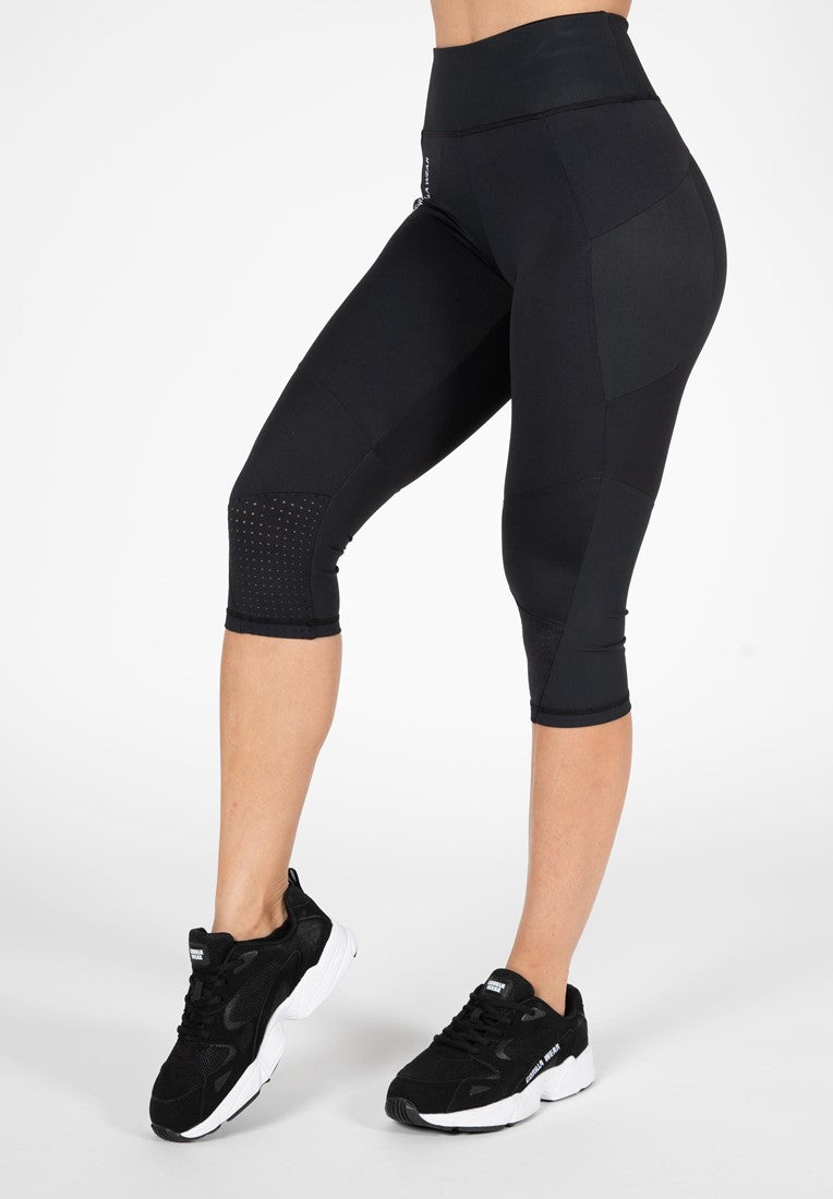 Monroe Cropped Leggings - Zwart