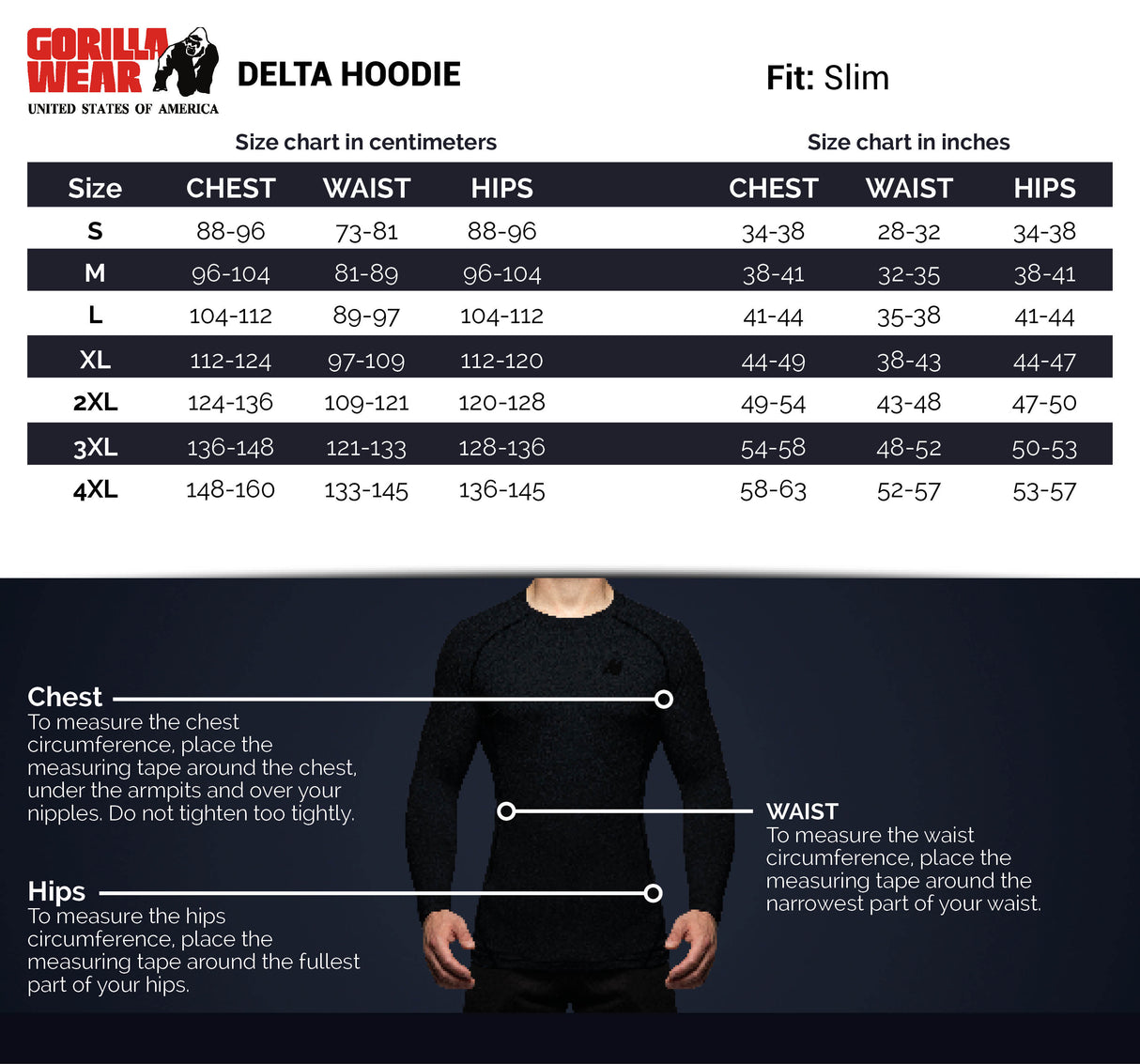 Gorilla Wear - Delta Hoodie