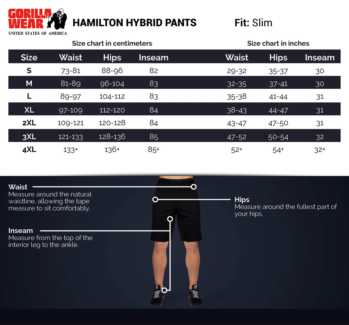 Gorilla Wear - Hamilton Hybrid Pants