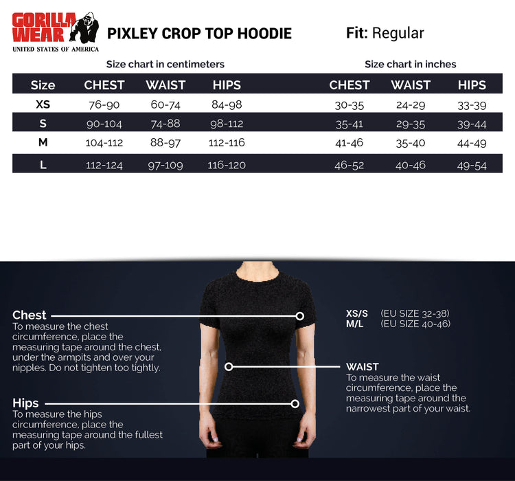 Gorilla Wear - Pixley Crop Top Hoodie