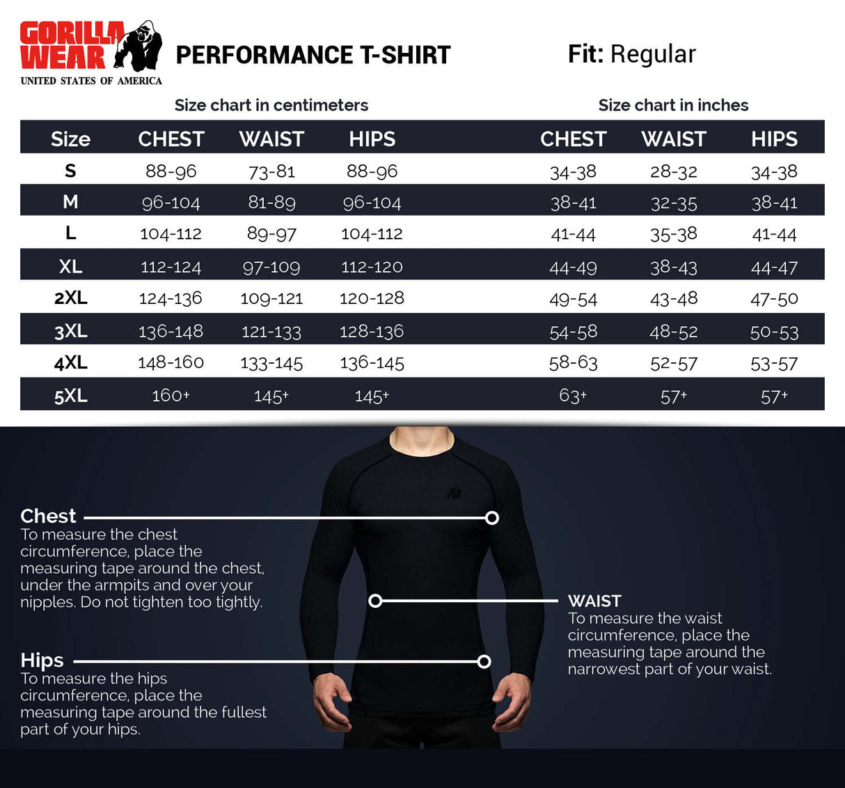 Gorilla Wear - Performance T-shirt