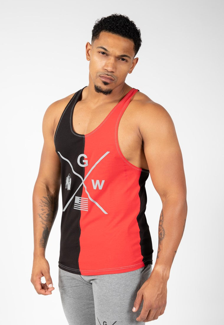 Sterling Stringer Tanktop Black Red