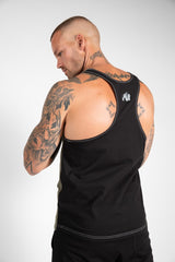 Sterling Stringer Tanktop Black Army Back